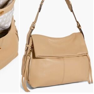 Aimee Kestenberg Bali Double Entry Handbag in Camel
